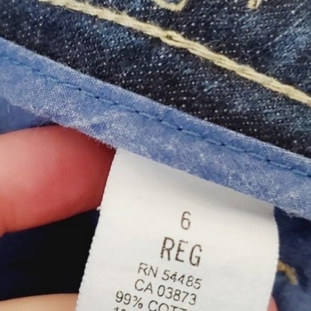🟣American Eagle Jeans Women’s Straight 77 Size 6 - Picture 5 of 9